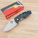 Spyderco Ambitious Light Folding Knife 2.5" 8Cr13MoV Steel Blade FRN Handle