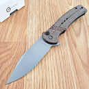 Civivi Cogent Folding Knife 3.5" 14C28N Sandvik Steel Blade Brown Micarta Handle