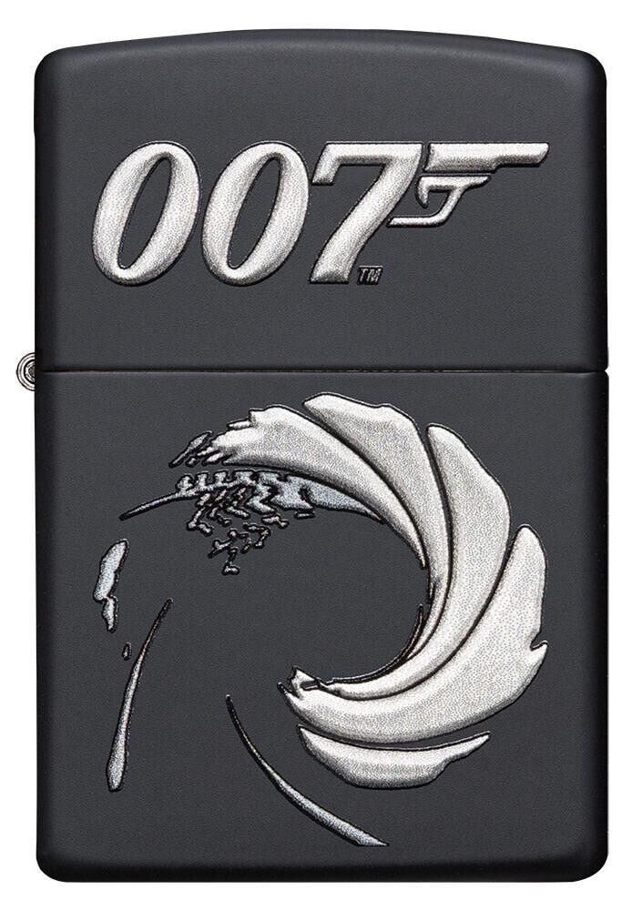 Zippo Lighter James Bond 007 Windproof Black Matte All Metal One Piece Construction 0.5" x 2.25" 17354 -Zippo - Survivor Hand Precision Knives & Outdoor Gear Store