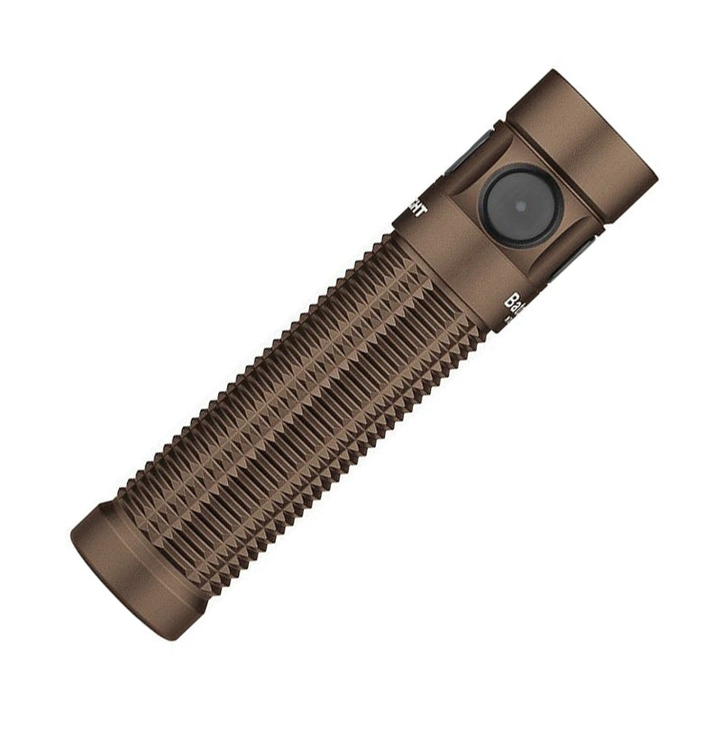Olight Baton 3 Pro Flashlight Desert Tan Rechargeable Strobe Water And Impact Resistan Aluminum Construction TN3PRODTCW -Olight - Survivor Hand Precision Knives & Outdoor Gear Store