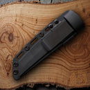 Cold Steel Kobun Fixed Knife 5.5" AUS-8A Steel Tanto Blade Black Kray-Ex Handle