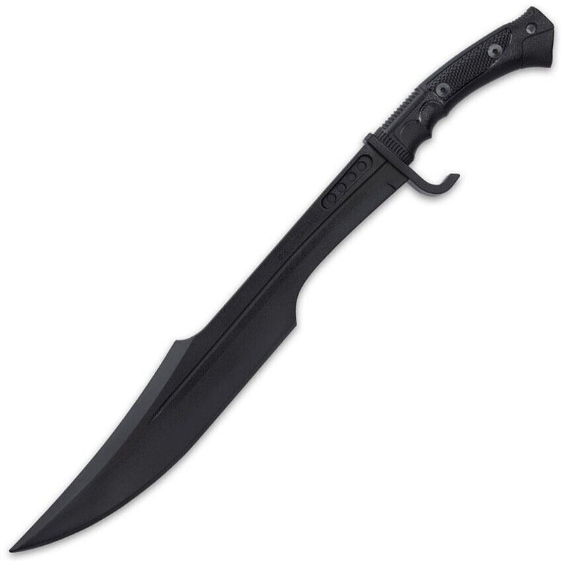 United Cutlery Honshu Spartan Practice Fixed Sword 16.5" Black Finish Polypropylene Blade One Piece Construction 3456 -United Cutlery - Survivor Hand Precision Knives & Outdoor Gear Store