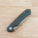 Case XX Kinzua EDC Framelock Folding Knife 3.75" S35VN Steel Spear Point Blade OD Green Anodized Aluminum Handle 64659 -Case Cutlery - Survivor Hand Precision Knives & Outdoor Gear Store