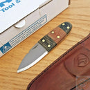 Condor Primitive Bush Dagger Fixed Knife 2.5" 1075HC Steel Blade Micarta Handle