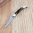 Rough Ryder Mini Toothpick Folding Knife 440 Steel Blade Imitation Tortoise Shell Handle