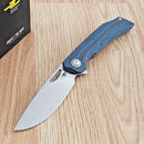 Bestech Knives Falko Liner Folding Knife 3.75" 154CM Steel Blade Carbon Fiber/G10 Handle