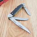Kershaw Brandywine Pocket Knife Satin 7CR17MoV Steel Blades Black G10 Handle