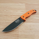 ESEE Model 5 Fixed Knife 5.25" Black Powder Coated 1095HC Steel Full / Extended Tang Blade Orange G10 Handle 5POR -ESEE - Survivor Hand Precision Knives & Outdoor Gear Store