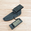 TOPS Desert Son Fixed Knife 3" Black Traction Coated 1095 High Carbon Steel Full Tang Blade Linen Micarta Handle DSON01 -TOPS - Survivor Hand Precision Knives & Outdoor Gear Store