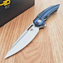 Bestech Knives Ornetta Folding Knife 3.63" N690 Steel Blade Carbon Fiber / G10 Handle