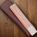 DMT Machinist Diamond Whetstone Red Fine Grit 600 Mesh 1" Continuous Area Sheath