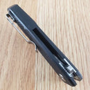 Artisan Cutlery Predator Folding Knife 3" D2 Tool Steel Blade Black G10 Handle