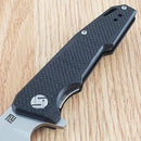 Artisan Cutlery Predator Folding Knife 3" D2 Tool Steel Blade Black G10 Handle