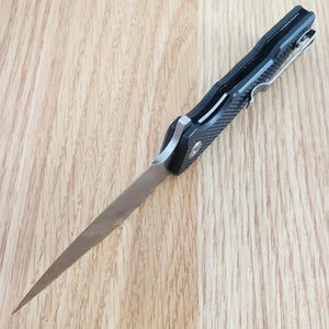 Artisan Cutlery Predator Folding Knife 3" D2 Tool Steel Blade Black G10 Handle