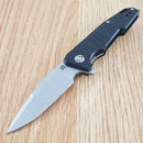 Artisan Cutlery Predator Folding Knife 3" D2 Tool Steel Blade Black G10 Handle