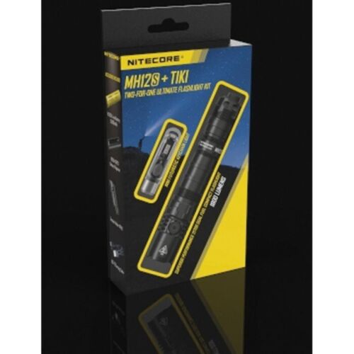 Nitecore TIKI Flashlights Kit Rechargeable SOS Strobe Water / Impact And Scratch Resistant Coated Lenses MH12KIT -Nitecore - Survivor Hand Precision Knives & Outdoor Gear Store