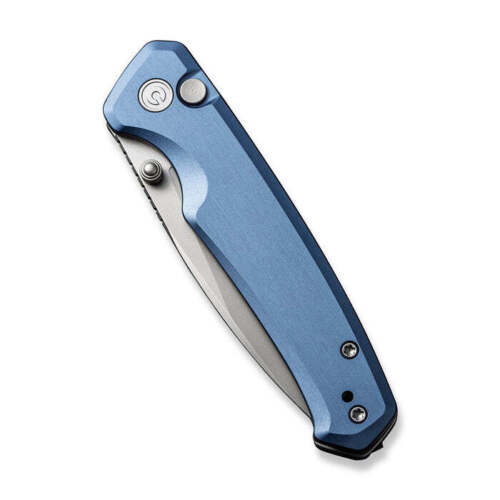 Civivi Altus Button Lock Folding Knife 3" Nitro V Steel Drop Point Blade Blue Aluminum Handle 200766 -Civivi - Survivor Hand Precision Knives & Outdoor Gear Store