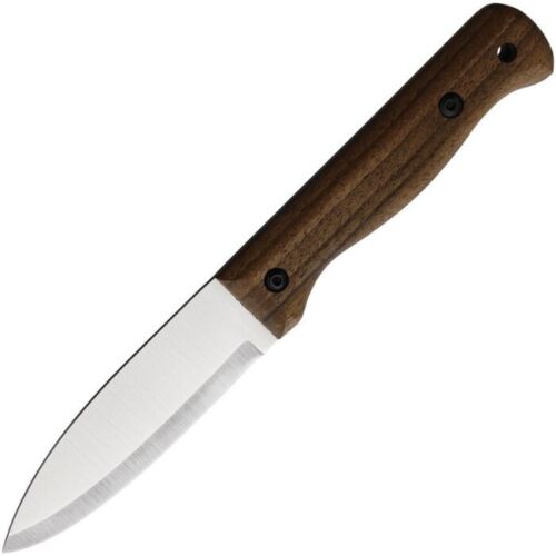 BPS Knives Camping Fixed Knife 4.25" Scandi Grind 5Cr14MoV Steel Full Tang Blade Walnut Handle 01SS -BPS Knives - Survivor Hand Precision Knives & Outdoor Gear Store