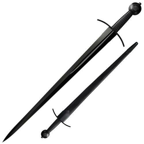 Cold Steel MAA Arming Fixed Sword 34.75" 1090 High Carbon Steel Blade Black Leather Handle 88ARM -Cold Steel - Survivor Hand Precision Knives & Outdoor Gear Store