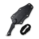 Civivi Vaquita II Neck Fixed Knife 3.25" Nitro V Steel Full / Extended Tang Blade Black G10 Handle 047C1 -Civivi - Survivor Hand Precision Knives & Outdoor Gear Store