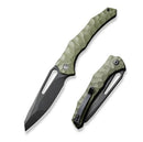 Civivi Spiny Dogfish Linerlock Folding Knife 3.5" 14C28N Sandvick Steel Blade OD Green Sculpted G10 Handle 220063 -Civivi - Survivor Hand Precision Knives & Outdoor Gear Store
