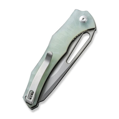 Civivi Spiny Dogfish Linerlock Folding Knife 3.5" 14C28N Sandvik Steel Blade Jade Sculpted G10 Handle 220062 -Civivi - Survivor Hand Precision Knives & Outdoor Gear Store