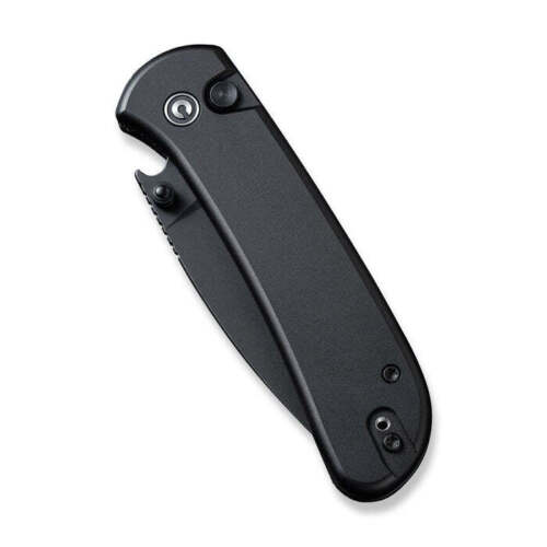 Civivi Qubit Button Lock Folding Knife 3" 14C28N Steel Drop Point Blade Black Aluminum Handle 22030E1 -Civivi - Survivor Hand Precision Knives & Outdoor Gear Store