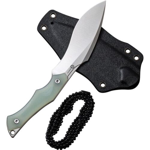 Civivi Vaquita II Neck Fixed Knife 3.25" Nitro V Steel Full / Extended Tang Blade Jade G10 Handle 047C2 -Civivi - Survivor Hand Precision Knives & Outdoor Gear Store
