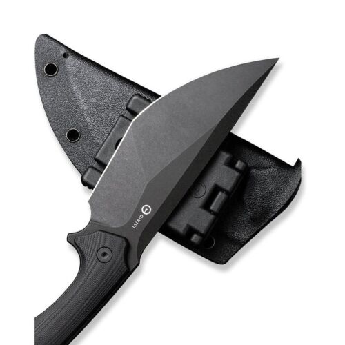 Civivi Concept 22 Fixed Knife 4.88" D2 Tool Steel Modified Tanto / Full Tang Blade Black G10 Handle 210471 -Civivi - Survivor Hand Precision Knives & Outdoor Gear Store