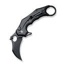 Civivi Incisor II Linerlock Folding Knife 2" Nitro-V Steel Karambit Blade Black Aluminum Handle 16016B1 -Civivi - Survivor Hand Precision Knives & Outdoor Gear Store