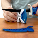 AccuSharp Fillet Kitchen Knife With Sharpener 7" Titanium Coated Stainless Steel Blade Non-Slip Grip / TPR Handle 736C -AccuSharp - Survivor Hand Precision Knives & Outdoor Gear Store