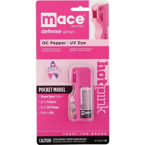 Mace ORMD Hot Pink Pepper Spray Pocket Model Flip Top Safety Cap Prevents Accidental Discharge With Range Of 8 To 12 Feet 80353 -Mace - Survivor Hand Precision Knives & Outdoor Gear Store