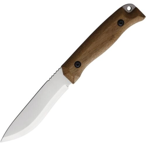 BPS Knives Bushcraft Fixed Knife 4.25" Scandi Grind 1066 Carbon Steel Full Tang Blade Walnut Handle 01CS -BPS Knives - Survivor Hand Precision Knives & Outdoor Gear Store