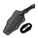 Civivi Vaquita II Neck Fixed Knife 3.25" Nitro V Steel Full / Extended Tang Blade Black G10 Handle 047C1 -Civivi - Survivor Hand Precision Knives & Outdoor Gear Store