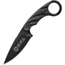 TOPS CUT Combat Utility Tool Fixed Knife 4.25" Black Traction Coated 1095HC Steel Drop Point Blade Canvas Micarta Handle CUT40A -TOPS - Survivor Hand Precision Knives & Outdoor Gear Store