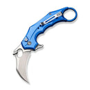Civivi Incisor II Linerlock Folding Knife 2" Nitro-V Steel Karambit Blade Blue Aluminum Handle 16016B2 -Civivi - Survivor Hand Precision Knives & Outdoor Gear Store