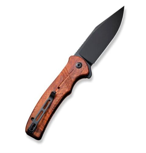 Civivi Cogent Button Lock Folding Knife 3.5" 14C28N Steel Clip Point Blade Guibourtia Wood Handle 20038D8 -Civivi - Survivor Hand Precision Knives & Outdoor Gear Store