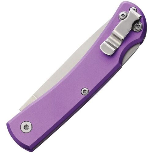 Bear & Son Small Farmhand Lockback Folding Knife 2.63" Stainless Steel Blade Purple Aluminum Handle 137LPL -Bear & Son - Survivor Hand Precision Knives & Outdoor Gear Store