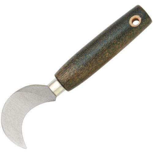 Old Hickory Grape 2nd Fixed Knife 2.25" Stainless Steel Hook Blade Brown Wood Handle 5170X -Old Hickory - Survivor Hand Precision Knives & Outdoor Gear Store