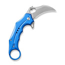 Civivi Incisor II Linerlock Folding Knife 2" Nitro-V Steel Karambit Blade Blue Aluminum Handle 16016B2 -Civivi - Survivor Hand Precision Knives & Outdoor Gear Store