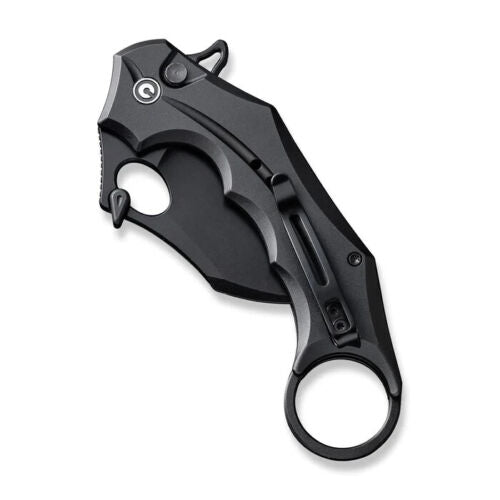 Civivi Incisor II Linerlock Folding Knife 2" Nitro-V Steel Karambit Blade Black Aluminum Handle 16016B1 -Civivi - Survivor Hand Precision Knives & Outdoor Gear Store