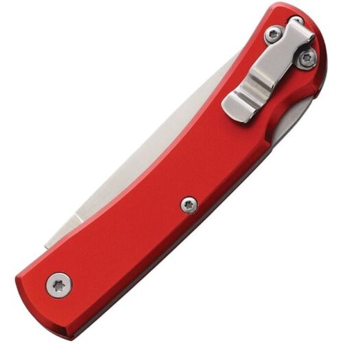 Bear & Son Small Farmhand Lockback Folding Knife 2.63" Stainless Steel Blade Red Aluminum Handle 137LRD -Bear & Son - Survivor Hand Precision Knives & Outdoor Gear Store