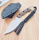 Civivi Midwatch Fixed Knife 3.38" Bohler N690 Steel Clip Point Blade Micarta Handle