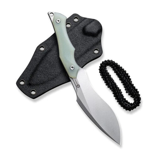Civivi Vaquita II Neck Fixed Knife 3.25" Nitro V Steel Full / Extended Tang Blade Jade G10 Handle 047C2 -Civivi - Survivor Hand Precision Knives & Outdoor Gear Store
