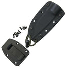 ESEE Model 3 Fixed Knife 3.63" Black Powder Coated 1095HC Steel Full Tang Drop Point Blade Green Canvas Micarta Traditional Handle 3HMK -ESEE - Survivor Hand Precision Knives & Outdoor Gear Store