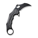 Civivi Incisor II Linerlock Folding Knife 2" Nitro-V Steel Karambit Blade Black Aluminum Handle 16016B1 -Civivi - Survivor Hand Precision Knives & Outdoor Gear Store