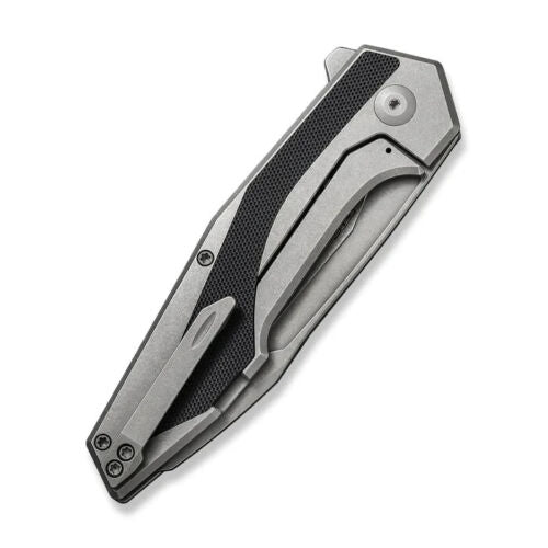 Civivi Hypersonic Frame Folding Knife 3.75" 14C28N Sandvik Steel Extended Tang Blade Stainless Steel / Black G10 Inlay Handle 220112 -Civivi - Survivor Hand Precision Knives & Outdoor Gear Store