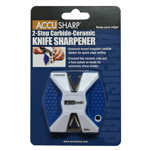 AccuSharp Two Step Diamond-Honed Tungsten Carbide Blades Ceramic Knife Sharpener 342C -AccuSharp - Survivor Hand Precision Knives & Outdoor Gear Store