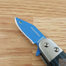 Rough Ryder Stompin Assisted Folding Knife 1.38" Stainless Blade G10 Handle