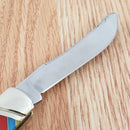 Rough Ryder Large Moose Lollipop Pocket Knife Stainless Steel Clip And Long Spey Blades Multi Synthetic Handle